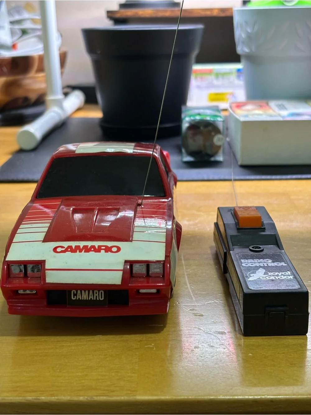 1981 CAMARO original Remote Control Car - Red and White